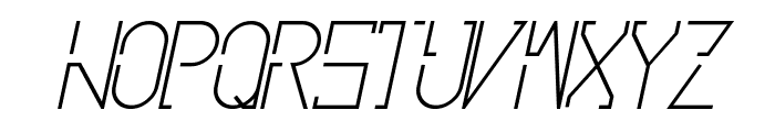 Avint Thin Italic Font LOWERCASE