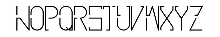 Avint Thin Font UPPERCASE