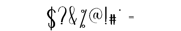 Avocado Smoothie Font OTHER CHARS