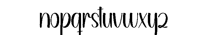Avocado Smoothie Font LOWERCASE