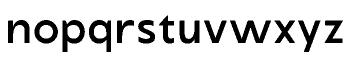 Avoka ZT_Standard Version 1.0 Bold Font LOWERCASE