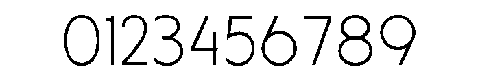 Avoka ZT_Standard Version 1.0 Light Font OTHER CHARS