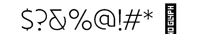 Avoka ZT_Standard Version 1.0 Light Font OTHER CHARS