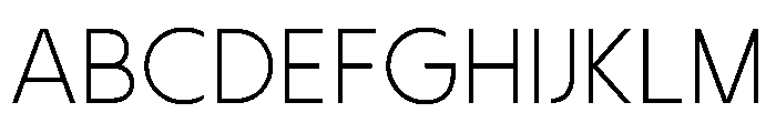 Avoka ZT_Standard Version 1.0 Light Font UPPERCASE