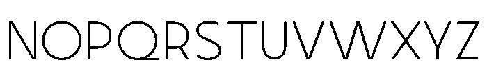 Avoka ZT_Standard Version 1.0 Light Font UPPERCASE