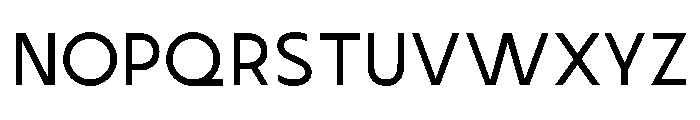 Avoka ZT_Standard Version 1.0 Regular Font UPPERCASE