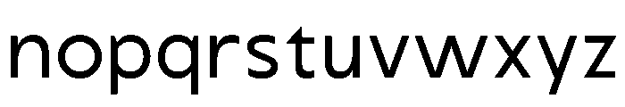 Avoka ZT_Standard Version 1.0 Regular Font LOWERCASE