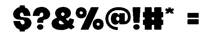Avora Font OTHER CHARS
