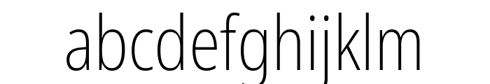 Avrile Sans Condensed ExtraLight Font LOWERCASE
