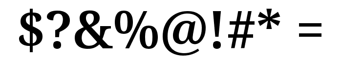 Avrile Serif SemiBold Font OTHER CHARS