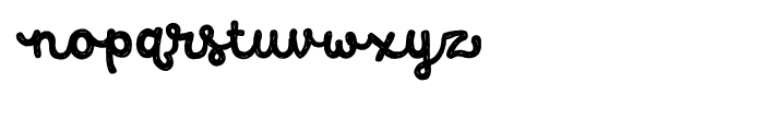 Avaline Script Sketch Font LOWERCASE