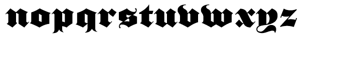 Avebury Black Font LOWERCASE