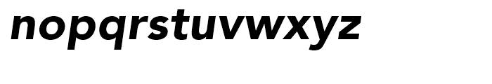 Avenir 95 Black Oblique Font LOWERCASE