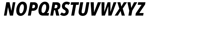 Avenir Next Condensed Bold Italic Font UPPERCASE