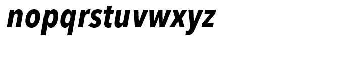 Avenir Next Condensed Bold Italic Font LOWERCASE