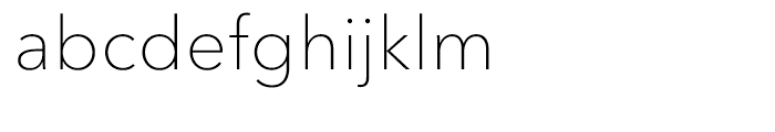 Avenir Next Cyrillic Thin Font LOWERCASE