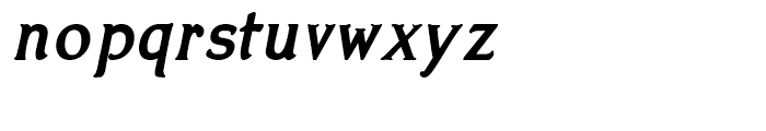Avenue DemiBold Italic Font LOWERCASE