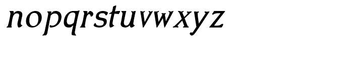 Avenue Italic Font LOWERCASE