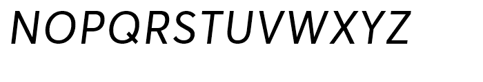 Averta Regular Italic Font UPPERCASE