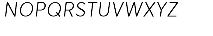Averta Standard Light Italic Font UPPERCASE