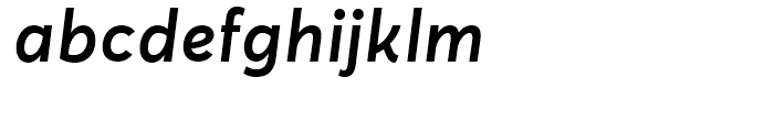 Averta Standard Semibold Italic Font LOWERCASE