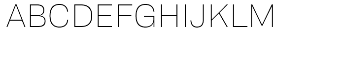 Avion Extralight Font UPPERCASE