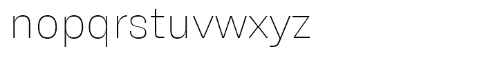 Avion Extralight Font LOWERCASE