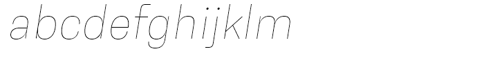 Avion Thin Oblique FONT