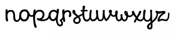 Avaline Script Regular Font LOWERCASE