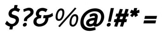 Avea Extra Bold Italic Font OTHER CHARS