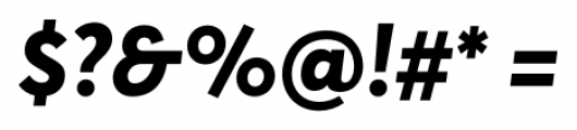 Averta ExtraBold Italic Font OTHER CHARS