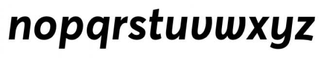 Averta Standard Bold Italic Font LOWERCASE