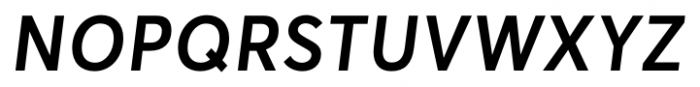 Averta Standard Semi Bold Italic Font UPPERCASE