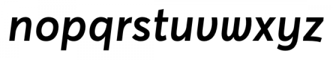 Averta Standard Semi Bold Italic Font LOWERCASE