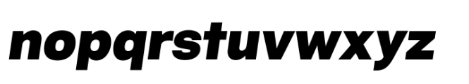 Ava Grand Black Italic Font LOWERCASE