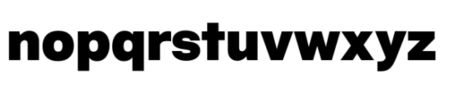 Ava Grand Black Font LOWERCASE
