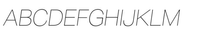 Ava Grand Hairline Italic Font UPPERCASE