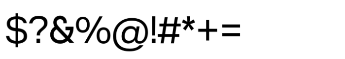 Ava Grand Regular Font OTHER CHARS