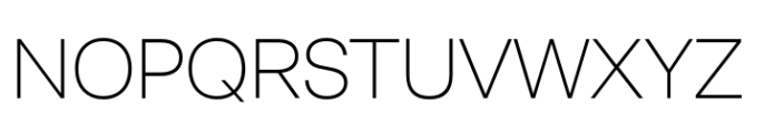 Ava Grand Thin Font UPPERCASE