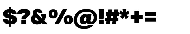 Ava Grand Wide Black Font OTHER CHARS