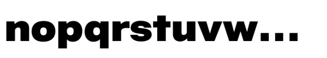 Ava Grand Wide Black Font LOWERCASE