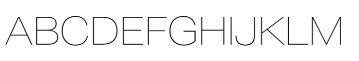 Ava Grand Wide Hairline Font UPPERCASE