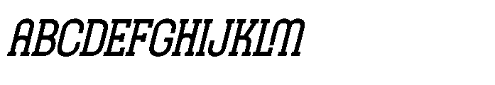 Avacerdo Italic Font UPPERCASE