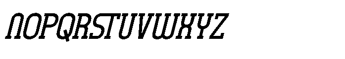 Avacerdo Italic Font UPPERCASE