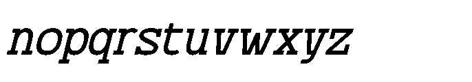 Availo Ledger Italic Font LOWERCASE