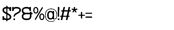 Availo Ledger Regular Font OTHER CHARS