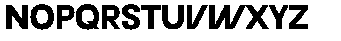 Avalant Font UPPERCASE