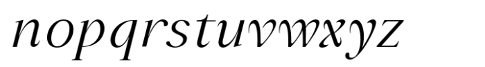 Avaline Bright Italic Font LOWERCASE
