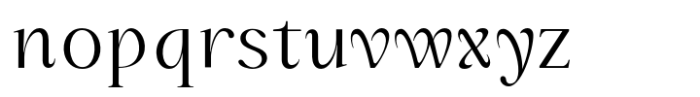 Avaline Bright Regular Font LOWERCASE