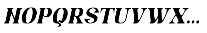 Avander Bold Italic Font UPPERCASE